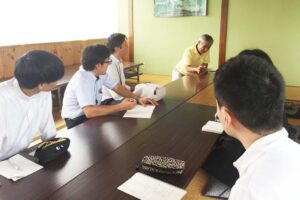 福井県経営者協会様主催5dayインターンシップ3日目「のむき風の郷」ヒアリング